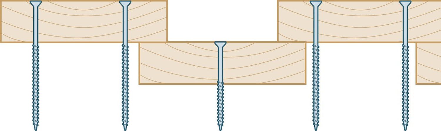 Fastgørelse en på to Fastgørelse en på to
